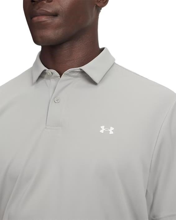 Under Armour Tee To Green Pique herr polo, titanium/white