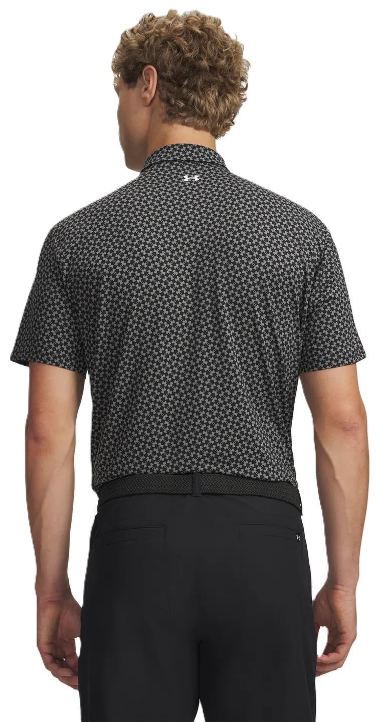 Under Armour T2G Printed herr polo, svart