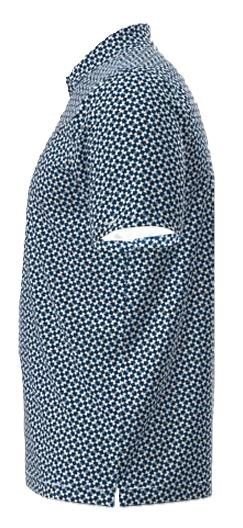 Under Armour UA T2G Printed herr polo, varsity blue/white/midnight navy