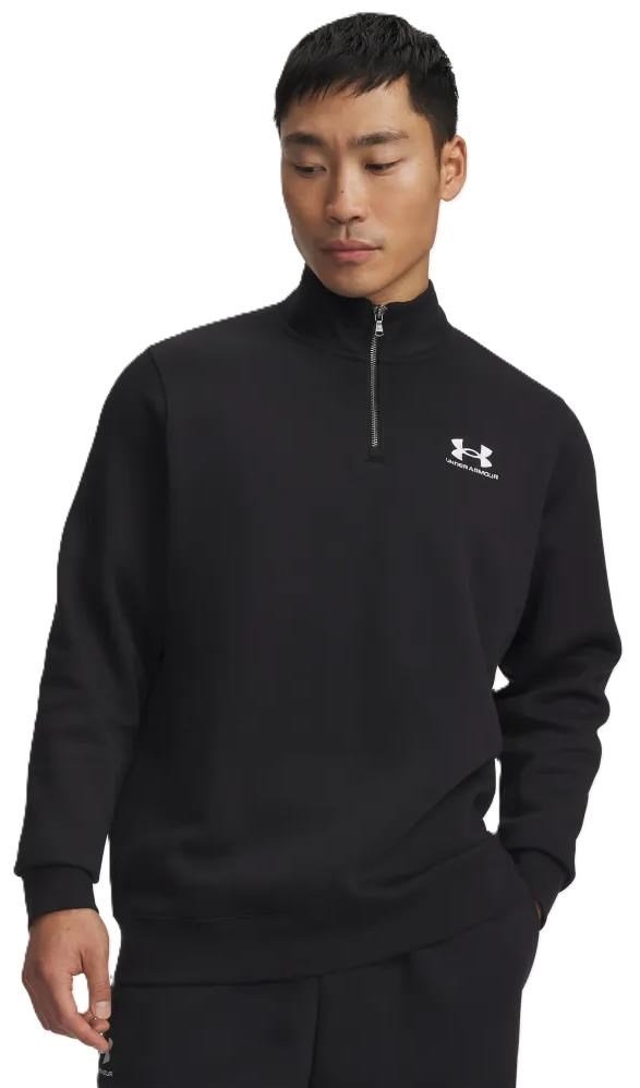 Under Armour Icon Fleece 1/4 Zip herr sweatshirt, svart