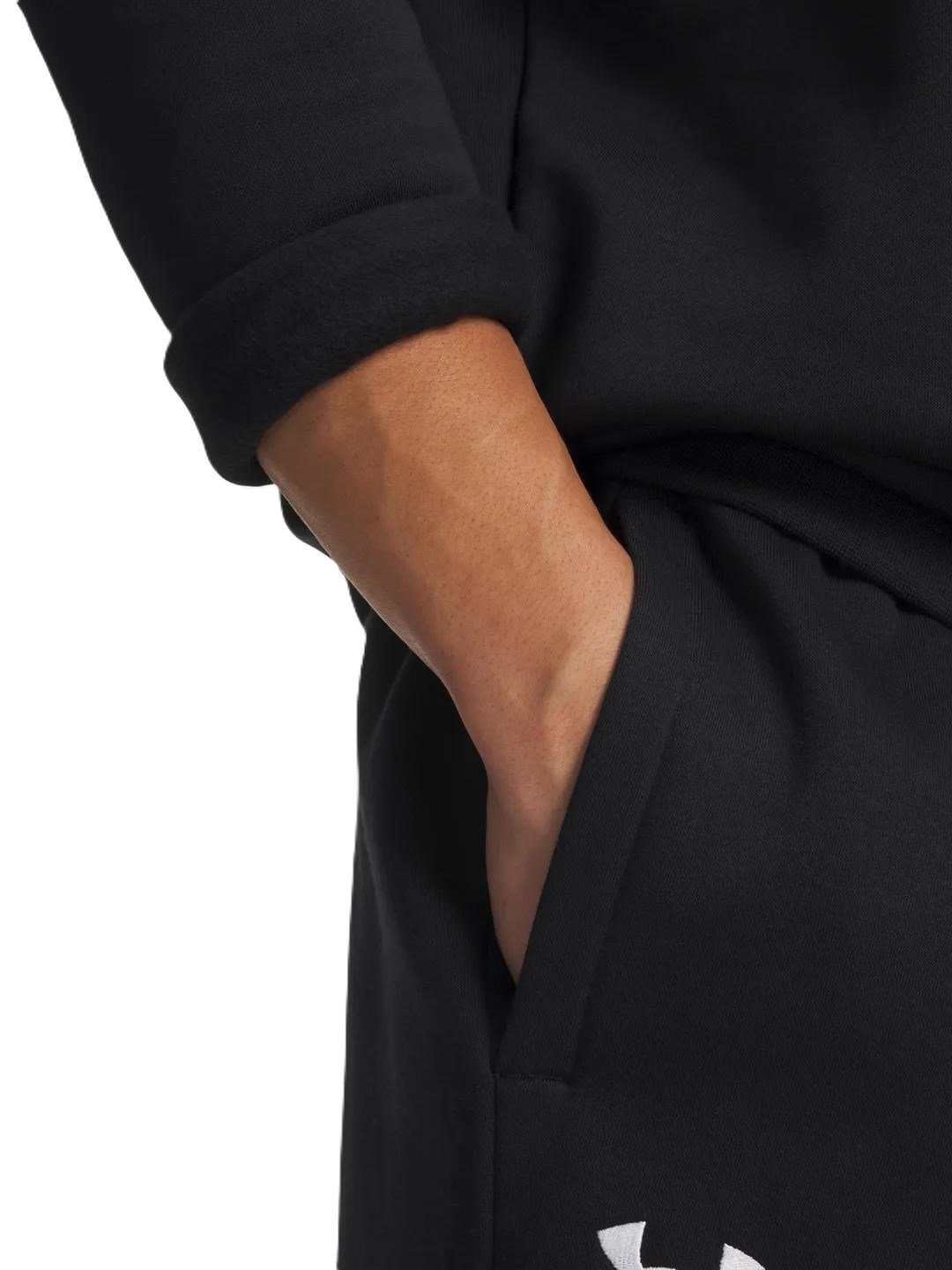 Under Armour Icon Fleece 1/4 Zip herr sweatshirt, svart