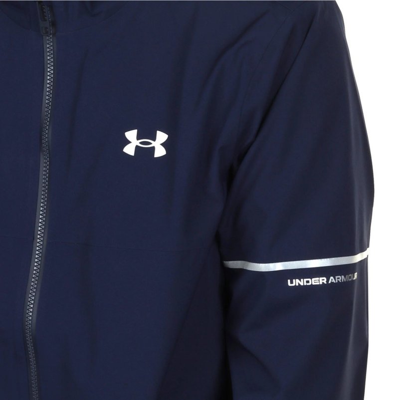 Under Armour Drive Rain herr jacka, midnight navy/metallic silver