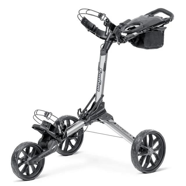 Bag Boy Nitron Auto-Open manuell vagn, silver/charcoal