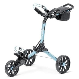 Bag Boy Nitron Auto-Open manuell trolley, isblå/vit