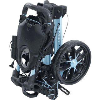 Bag Boy Nitron Auto-Open manuell trolley, isblå/vit
