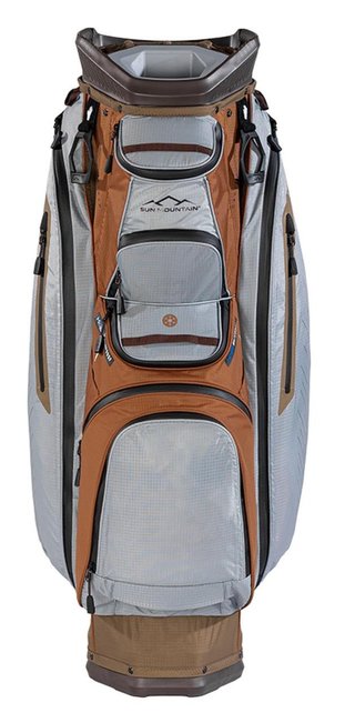 Sun Mountain H2NO C130 cart bag, leather/shadow/otter