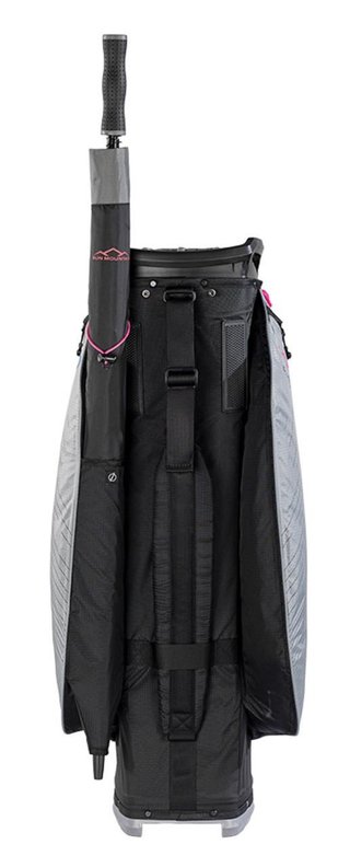Sun Mountain H2NO C130 cart bag, black/nickel/pink