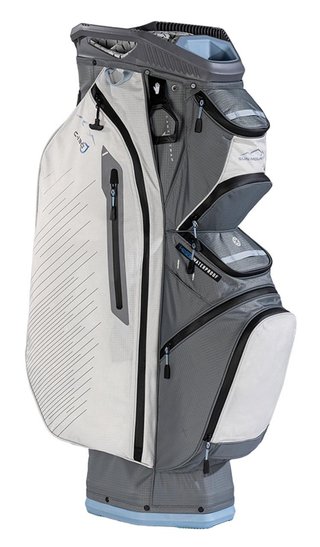 Sun Mountain H2NO C130 cart bag, nickel/platinum/ash