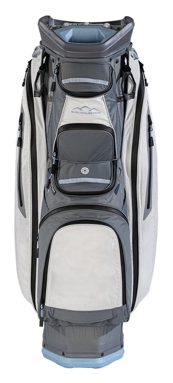 Sun Mountain H2NO C130 cart bag, nickel/platinum/ash