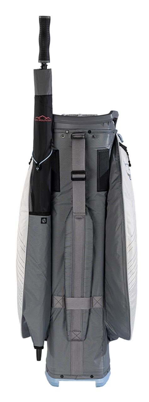 Sun Mountain H2NO C130 cart bag, nickel/platinum/ash