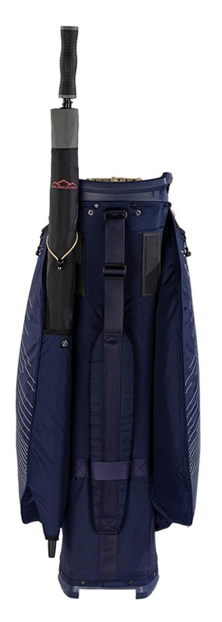 Sun Mountain H2NO C130 cart bag, navy/gold/white