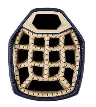 Sun Mountain H2NO C130 cart bag, navy/gold/white