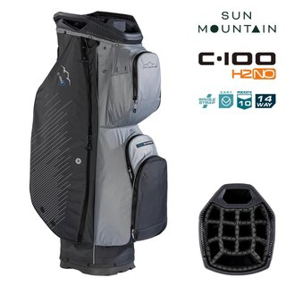 Sun Mountain H2NO C100 Waterproof cart bag, steel/cadet