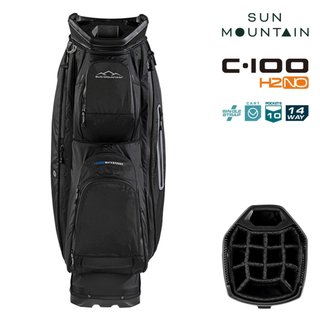 Sun Mountain H2NO C100 Waterproof cart bag, svart