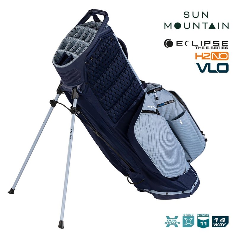 Sun Mountain H2NO E-4.5 14 WAY VLO vattentät stand bag, navy/ash