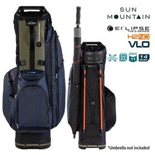 Sun Mountain H2NO E-4.5 14 Way VLO vattentät stand bag, svart/ink/olive