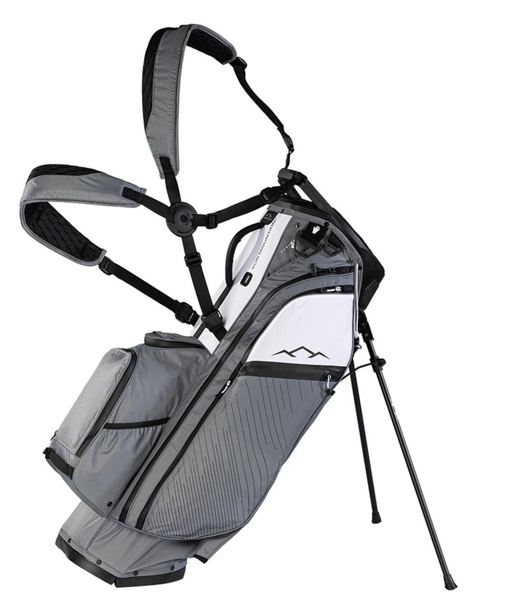 Sun Mountain H2NO E-4.5 14 Way VLO vattentät stand bag, nickel/white/black
