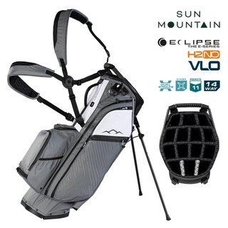 Sun Mountain H2NO E-4.5 14 Way VLO vattentät stand bag, nickel/white/black