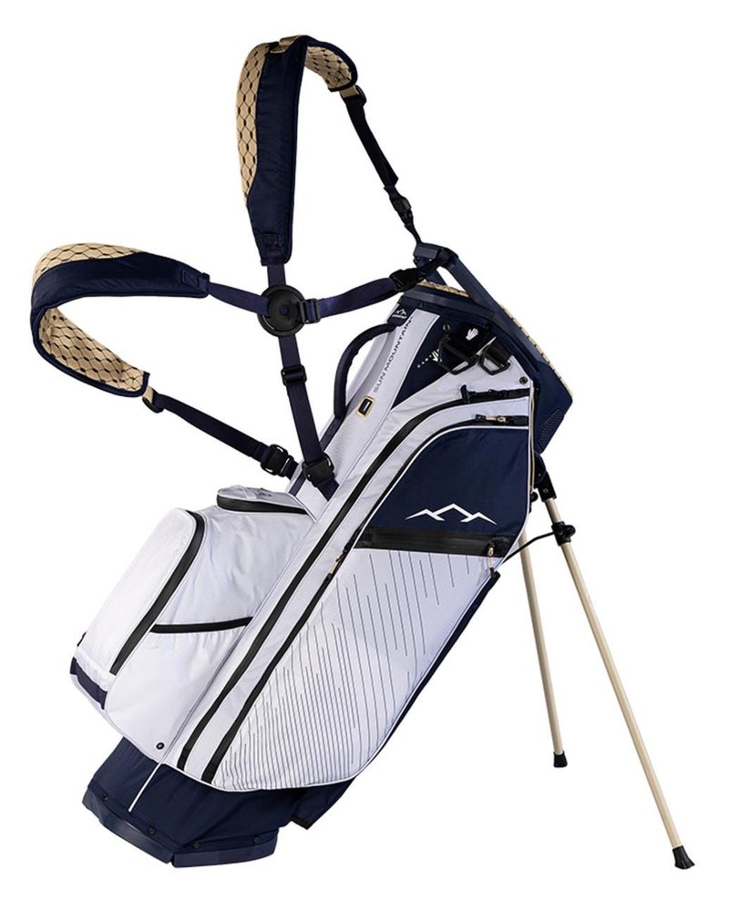 Sun Mountain H2NO E-4.5 14 Way VLO vattentät stand bag, navy/guld/vit