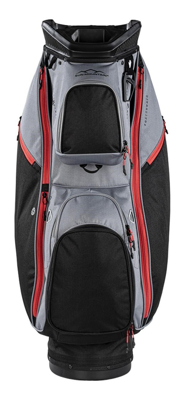 Sun Mountain Forerunner cart bag, black/nickel/red