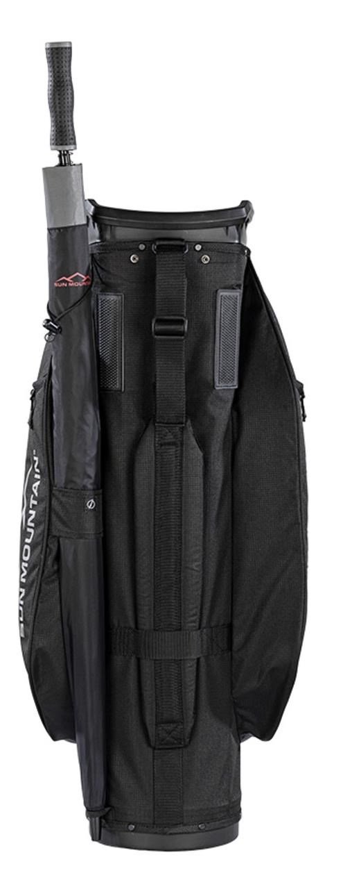 Sun Mountain Forerunner cart bag, black/nickel/red