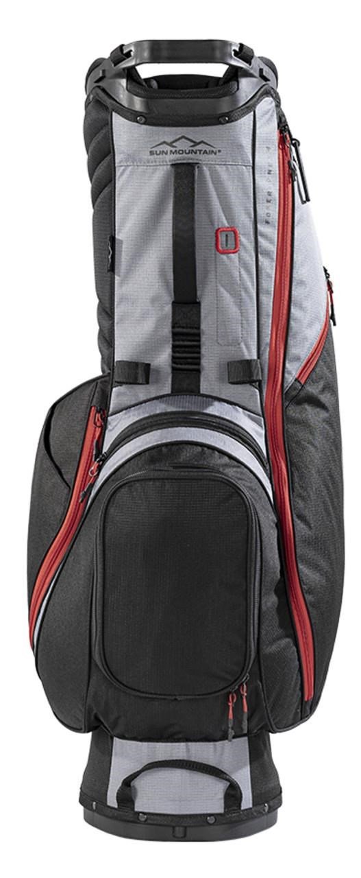 Sun Mountain Forerunner stand bag, black/nickel/red