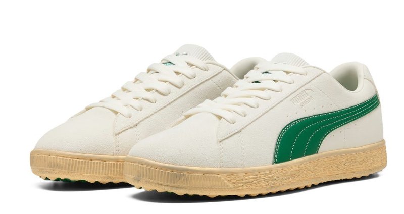 Puma Golf Puma Suede 30904 herr golfskor, beige