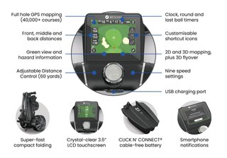 Motocaddy NEW M5 GPS elektrisk trolley 2026, Standard Lithium