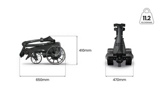Motocaddy NEW M5 GPS DHC elektrisk vagn, Ultra Lithium