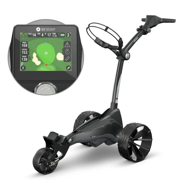 Motocaddy NEW M-TECH GPS elektrisk vagn, grafitgrå