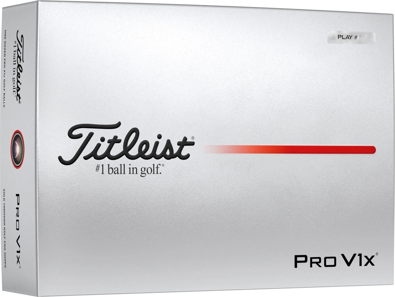 Titleist Pro V1x golfbollar 2025 (12 bollar)