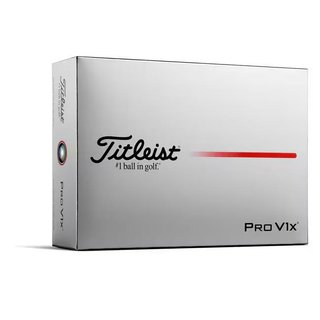 Titleist Pro V1x golfbollar 2025 (12 bollar)