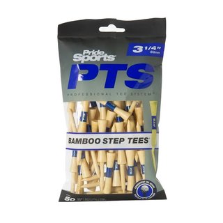Pride Sports PTS Bamboo Step Tee 83mm / 3 1/4" (50 tees), blå
