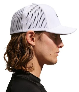 Nike Rise unisex golfkeps, vit