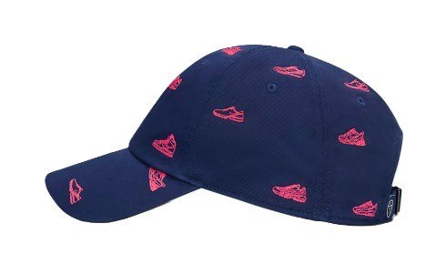 Nike Club golf herr keps, college navy/hot lava