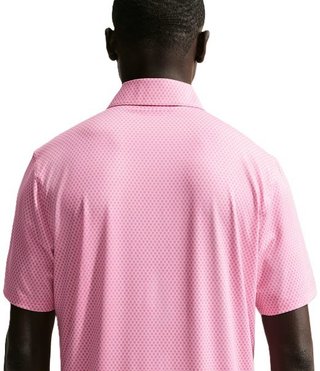 Nike Velocity herr polo, pink foam/peony/black