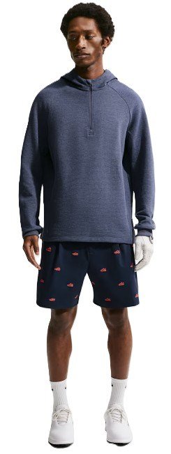 Nike Par herr shorts, navy/hot lava/black