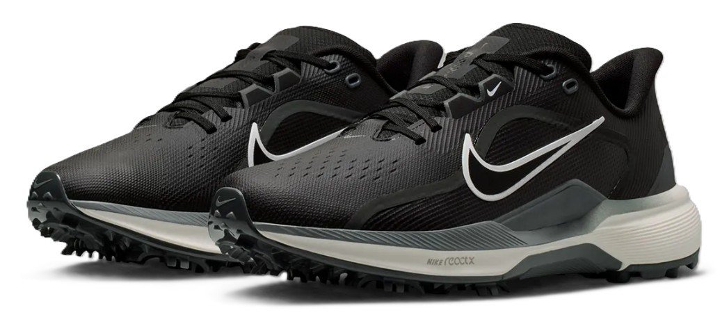 Nike Pegasus 1 herr golfskor, svart/sail/vit
