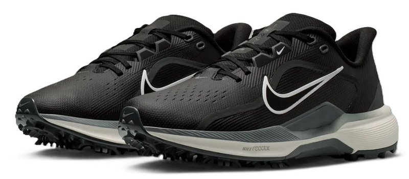 Nike Pegasus 1 herr golfskor, svart/sail/vit