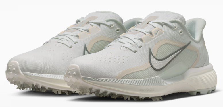Nike Pegasus 1 unisex golfskor, vit/sail