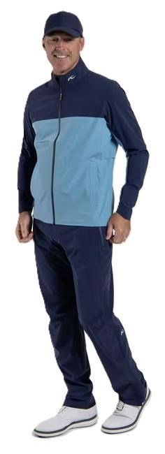 KJUS Rain Rescue 2.0 herr golfjacka, atlanta blue/atlas blue