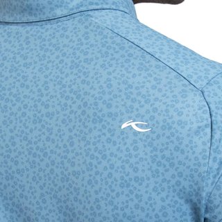 KJUS Lance Printed herr polo, atlas blue