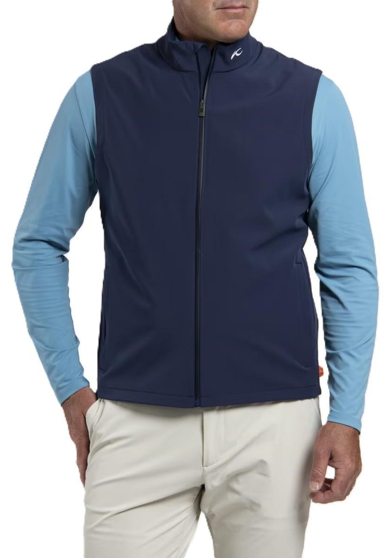 KJUS Downswing Wind Gilet herr väst, atlanta blue