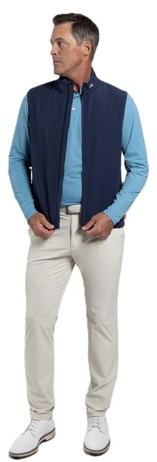 KJUS Downswing Wind Gilet herr väst, atlanta blue