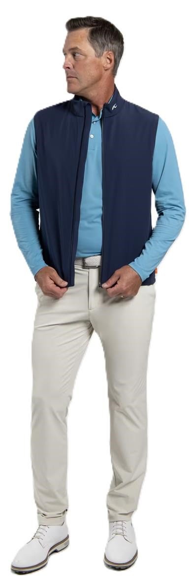KJUS Downswing Wind Gilet herr väst, atlanta blue