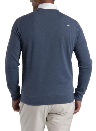 KJUS Essentials Crew Neck herr sweatshirt, riverbank/atlanta blue