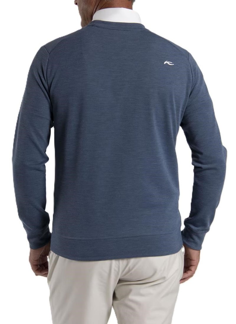 KJUS Essentials Crew Neck herr sweatshirt, riverbank/atlanta blue