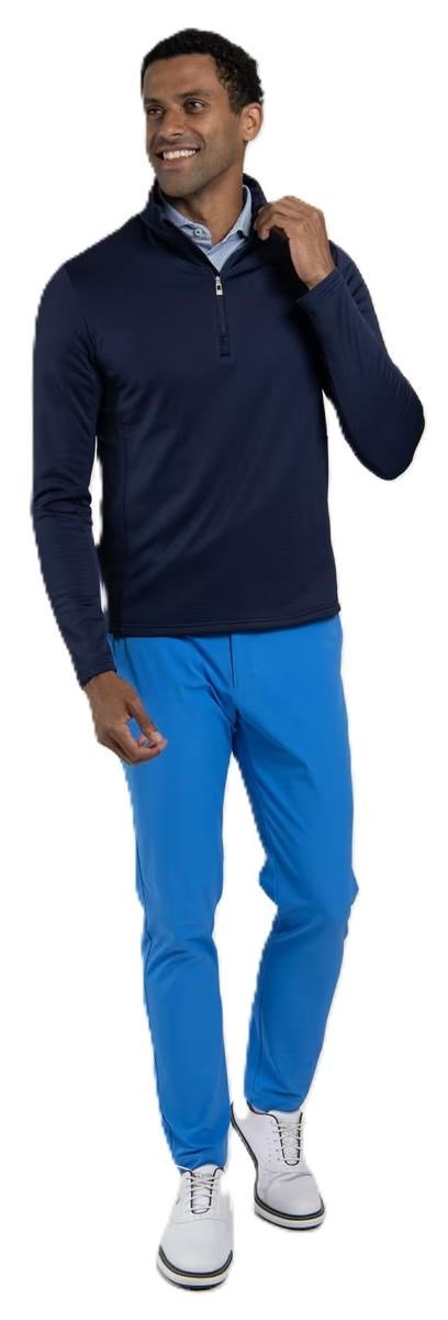KJUS Hydraulic Midlayer Half-Zip herr sweatshirt, atlanta blue