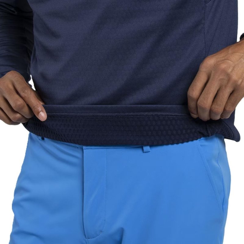KJUS Hydraulic Midlayer Half-Zip herr sweatshirt, atlanta blue