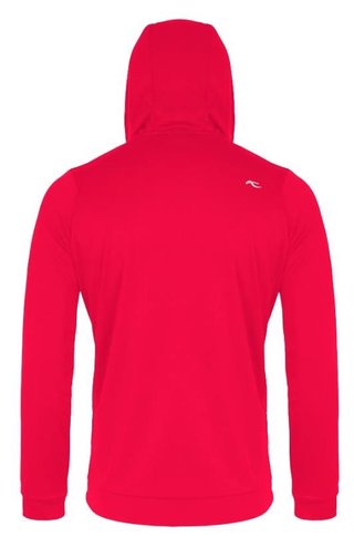 KJUS Kallen Hooded Midlayer herr hoodie, rhubarb